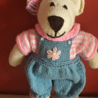 Osita con braga a dos agujas