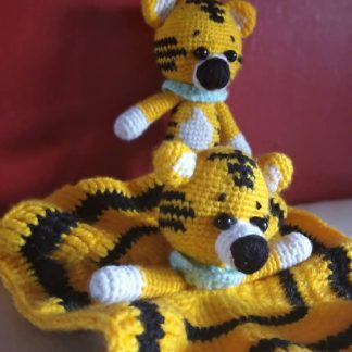 Set de manta de apego de tigre