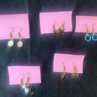 Zarcillos Dorados Fantasía